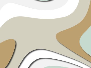 Renkli oyma sanat. Kağıt arka plan şekilleri kesim kağıdı ile kesin. İş sunumları, el ilanları, afişler, davetler için şablon tasarım düzen