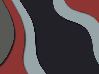 Renkli oyma sanat. Kağıt arka plan şekilleri kesim kağıdı ile kesin. İş sunumları, el ilanları, afişler, davetler için şablon tasarım düzen