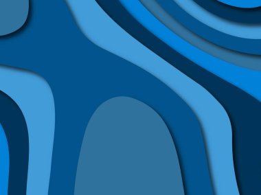 Renkli oyma sanat. Kağıt arka plan şekilleri kesim kağıdı ile kesin. İş sunumları, el ilanları, afişler, davetler için şablon tasarım düzen