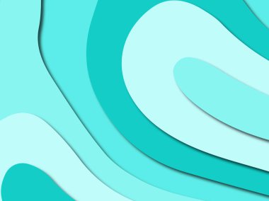 Renkli oyma sanat. Kağıt arka plan şekilleri kesim kağıdı ile kesin. İş sunumları, el ilanları, afişler, davetler için şablon tasarım düzen