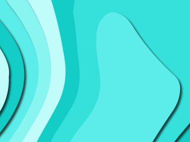 Renkli oyma sanat. Kağıt arka plan şekilleri kesim kağıdı ile kesin. İş sunumları, el ilanları, afişler, davetler için şablon tasarım düzen