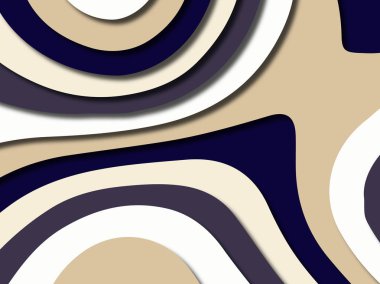 Renkli oyma sanat. Kağıt arka plan şekilleri kesim kağıdı ile kesin. İş sunumları, el ilanları, afişler, davetler için şablon tasarım düzen