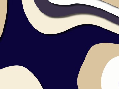 Renkli oyma sanat. Kağıt arka plan şekilleri kesim kağıdı ile kesin. İş sunumları, el ilanları, afişler, davetler için şablon tasarım düzen