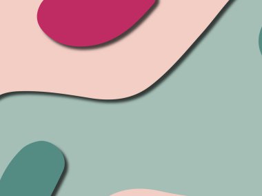 Renkli oyma sanat. Kağıt arka plan şekilleri kesim kağıdı ile kesin. İş sunumları, el ilanları, afişler, davetler için şablon tasarım düzen