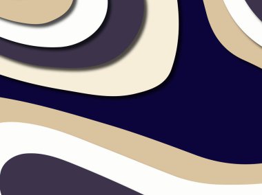 Renkli oyma sanat. Kağıt arka plan şekilleri kesim kağıdı ile kesin. İş sunumları, el ilanları, afişler, davetler için şablon tasarım düzen