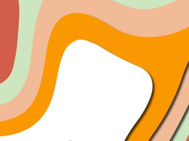 Renkli oyma sanat. Kağıt arka plan şekilleri kesim kağıdı ile kesin. İş sunumları, el ilanları, afişler, davetler için şablon tasarım düzen