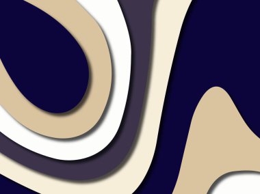 Renkli oyma sanat. Kağıt arka plan şekilleri kesim kağıdı ile kesin. İş sunumları, el ilanları, afişler, davetler için şablon tasarım düzen