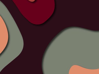 Renkli oyma sanat. Kağıt arka plan şekilleri kesim kağıdı ile kesin. İş sunumları, el ilanları, afişler, davetler için şablon tasarım düzen