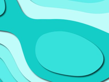 Renkli oyma sanat. Kağıt arka plan şekilleri kesim kağıdı ile kesin. İş sunumları, el ilanları, afişler, davetler için şablon tasarım düzen