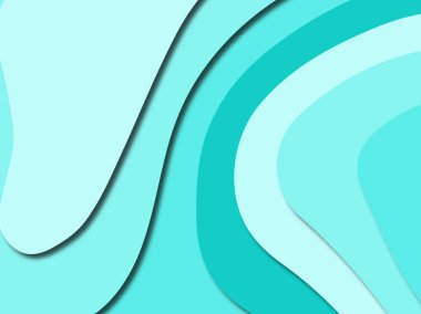 Renkli oyma sanat. Kağıt arka plan şekilleri kesim kağıdı ile kesin. İş sunumları, el ilanları, afişler, davetler için şablon tasarım düzen