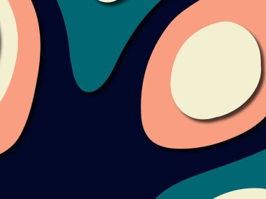 Renkli oyma sanat. Kağıt arka plan şekilleri kesim kağıdı ile kesin. İş sunumları, el ilanları, afişler, davetler için şablon tasarım düzen