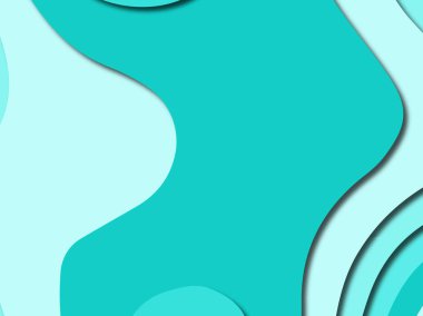 Renkli oyma sanat. Kağıt arka plan şekilleri kesim kağıdı ile kesin. İş sunumları, el ilanları, afişler, davetler için şablon tasarım düzen