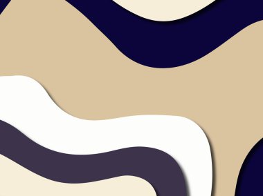 Renkli oyma sanat. Kağıt arka plan şekilleri kesim kağıdı ile kesin. İş sunumları, el ilanları, afişler, davetler için şablon tasarım düzen