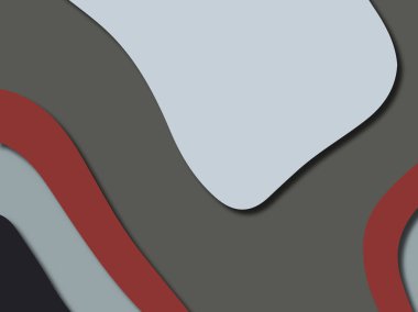 Renkli oyma sanat. Kağıt arka plan şekilleri kesim kağıdı ile kesin. İş sunumları, el ilanları, afişler, davetler için şablon tasarım düzen