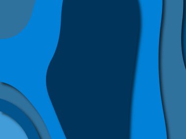 Renkli oyma sanat. Kağıt arka plan şekilleri kesim kağıdı ile kesin. İş sunumları, el ilanları, afişler, davetler için şablon tasarım düzen