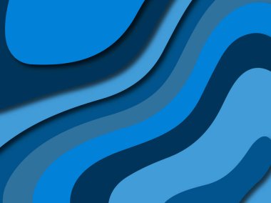 Renkli oyma sanat. Kağıt arka plan şekilleri kesim kağıdı ile kesin. İş sunumları, el ilanları, afişler, davetler için şablon tasarım düzen