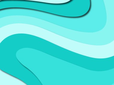 Renkli oyma sanat. Kağıt arka plan şekilleri kesim kağıdı ile kesin. İş sunumları, el ilanları, afişler, davetler için şablon tasarım düzen