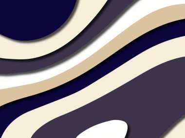 Renkli oyma sanat. Kağıt arka plan şekilleri kesim kağıdı ile kesin. İş sunumları, el ilanları, afişler, davetler için şablon tasarım düzen