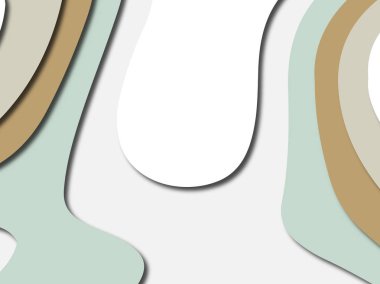 Renkli oyma sanat. Kağıt arka plan şekilleri kesim kağıdı ile kesin. İş sunumları, el ilanları, afişler, davetler için şablon tasarım düzen