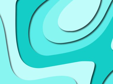 Renkli oyma sanat. Kağıt arka plan şekilleri kesim kağıdı ile kesin. İş sunumları, el ilanları, afişler, davetler için şablon tasarım düzen