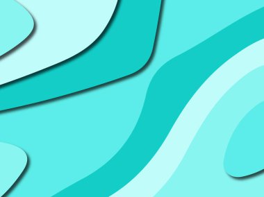 Renkli oyma sanat. Kağıt arka plan şekilleri kesim kağıdı ile kesin. İş sunumları, el ilanları, afişler, davetler için şablon tasarım düzen