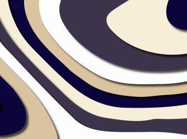 Renkli oyma sanat. Kağıt arka plan şekilleri kesim kağıdı ile kesin. İş sunumları, el ilanları, afişler, davetler için şablon tasarım düzen