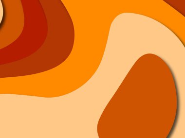 Renkli oyma sanat. Kağıt arka plan şekilleri kesim kağıdı ile kesin. İş sunumları, el ilanları, afişler, davetler için şablon tasarım düzen