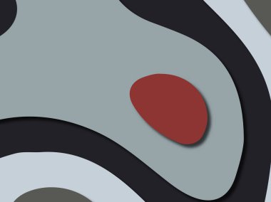 Renkli oyma sanat. Kağıt arka plan şekilleri kesim kağıdı ile kesin. İş sunumları, el ilanları, afişler, davetler için şablon tasarım düzen