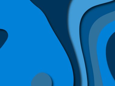 Renkli oyma sanat. Kağıt arka plan şekilleri kesim kağıdı ile kesin. İş sunumları, el ilanları, afişler, davetler için şablon tasarım düzen