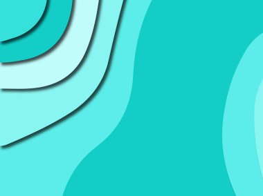 Renkli oyma sanat. Kağıt arka plan şekilleri kesim kağıdı ile kesin. İş sunumları, el ilanları, afişler, davetler için şablon tasarım düzen