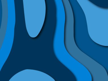 Renkli oyma sanat. Kağıt arka plan şekilleri kesim kağıdı ile kesin. İş sunumları, el ilanları, afişler, davetler için şablon tasarım düzen