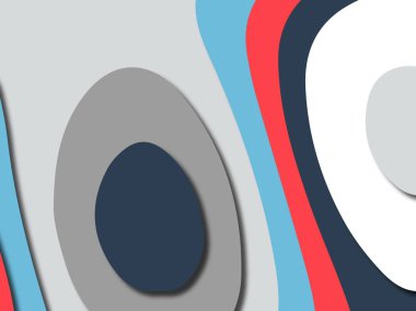 Renkli oyma sanat. Kağıt arka plan şekilleri kesim kağıdı ile kesin. İş sunumları, el ilanları, afişler, davetler için şablon tasarım düzen