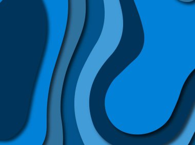 Renkli oyma sanat. Kağıt arka plan şekilleri kesim kağıdı ile kesin. İş sunumları, el ilanları, afişler, davetler için şablon tasarım düzen