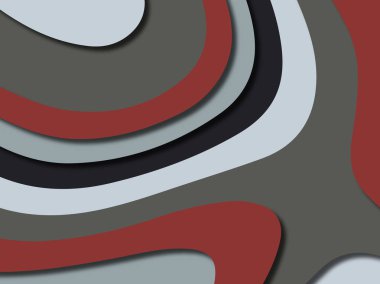 Renkli oyma sanat. Kağıt arka plan şekilleri kesim kağıdı ile kesin. İş sunumları, el ilanları, afişler, davetler için şablon tasarım düzen