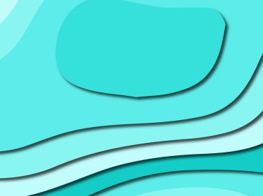 Renkli oyma sanat. Kağıt arka plan şekilleri kesim kağıdı ile kesin. İş sunumları, el ilanları, afişler, davetler için şablon tasarım düzen