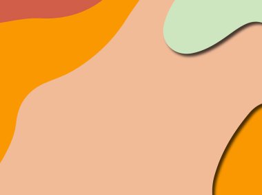 Renkli oyma sanat. Kağıt arka plan şekilleri kesim kağıdı ile kesin. İş sunumları, el ilanları, afişler, davetler için şablon tasarım düzen