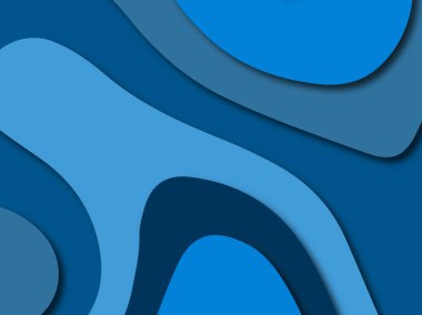 Renkli oyma sanat. Kağıt arka plan şekilleri kesim kağıdı ile kesin. İş sunumları, el ilanları, afişler, davetler için şablon tasarım düzen