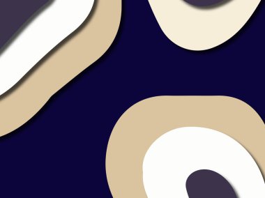 Renkli oyma sanat. Kağıt arka plan şekilleri kesim kağıdı ile kesin. İş sunumları, el ilanları, afişler, davetler için şablon tasarım düzen