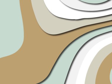 Renkli oyma sanat. Kağıt arka plan şekilleri kesim kağıdı ile kesin. İş sunumları, el ilanları, afişler, davetler için şablon tasarım düzen