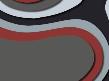 Renkli oyma sanat. Kağıt arka plan şekilleri kesim kağıdı ile kesin. İş sunumları, el ilanları, afişler, davetler için şablon tasarım düzen