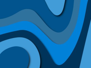 Renkli oyma sanat. Kağıt arka plan şekilleri kesim kağıdı ile kesin. İş sunumları, el ilanları, afişler, davetler için şablon tasarım düzen