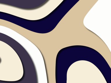 Renkli oyma sanat. Kağıt arka plan şekilleri kesim kağıdı ile kesin. İş sunumları, el ilanları, afişler, davetler için şablon tasarım düzen