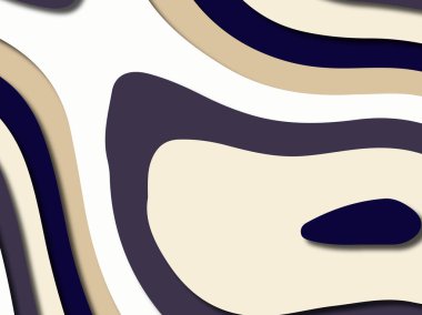 Renkli oyma sanat. Kağıt arka plan şekilleri kesim kağıdı ile kesin. İş sunumları, el ilanları, afişler, davetler için şablon tasarım düzen