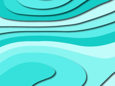 Renkli oyma sanat. Kağıt arka plan şekilleri kesim kağıdı ile kesin. İş sunumları, el ilanları, afişler, davetler için şablon tasarım düzen