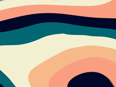 Renkli oyma sanat. Kağıt arka plan şekilleri kesim kağıdı ile kesin. İş sunumları, el ilanları, afişler, davetler için şablon tasarım düzen