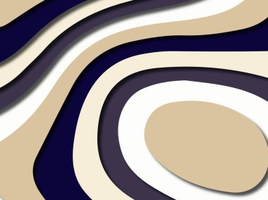 Renkli oyma sanat. Kağıt arka plan şekilleri kesim kağıdı ile kesin. İş sunumları, el ilanları, afişler, davetler için şablon tasarım düzen