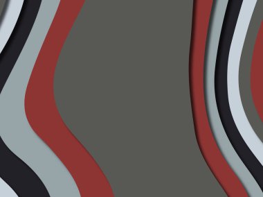 Renkli oyma sanat. Kağıt arka plan şekilleri kesim kağıdı ile kesin. İş sunumları, el ilanları, afişler, davetler için şablon tasarım düzen