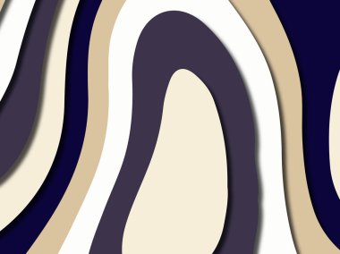 Renkli oyma sanat. Kağıt arka plan şekilleri kesim kağıdı ile kesin. İş sunumları, el ilanları, afişler, davetler için şablon tasarım düzen