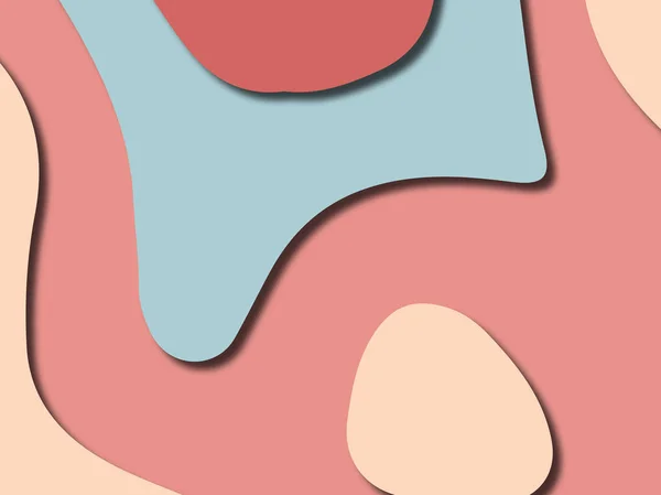 Farbenfrohe Schnitzkunst Papierschnitt Abstrakten Hintergrund Mit Papier Schneiden Formen Design — Stockfoto