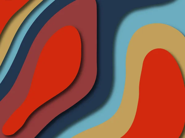 Renkli Oyma Sanat Kağıt Arka Plan Şekilleri Kesim Kağıdı Ile — Stok fotoğraf